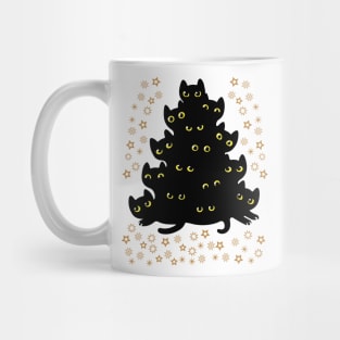 Christmas Tree Cats Mug